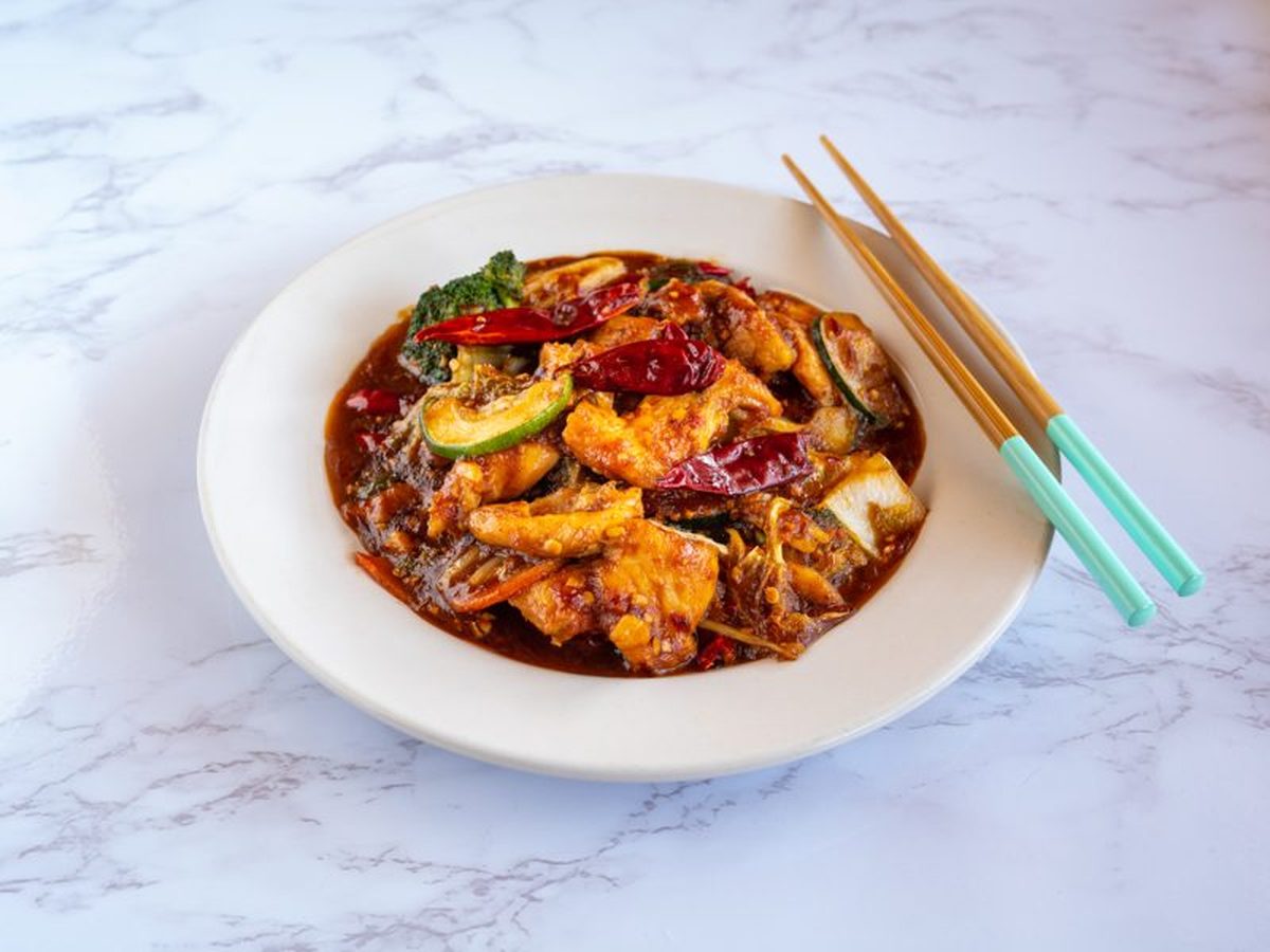 Szechuan Chicken, Autumn Court catering Phoenix